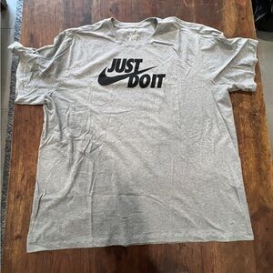Nike Gray Tee with Logo